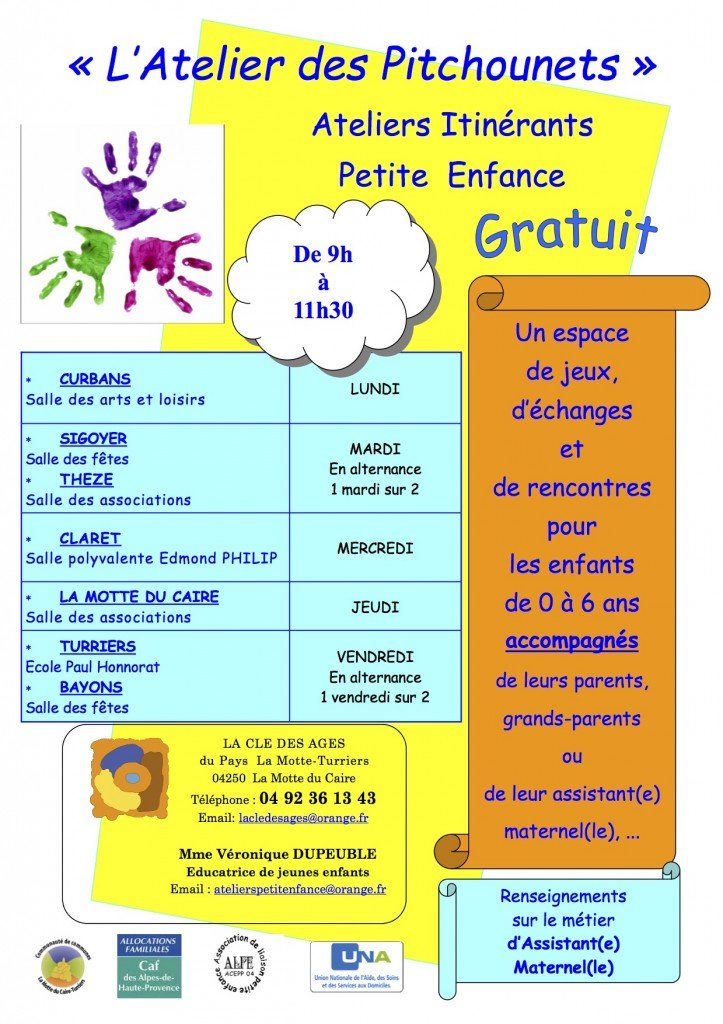 Affiche A4 Ateliers (2)